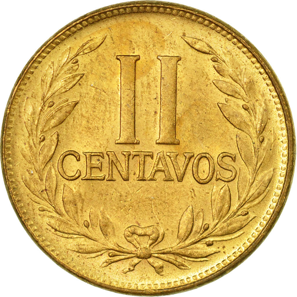 Coin, Colombia, 2 Centavos, 1965, EF(40-45), Aluminum-Bronze, KM:211