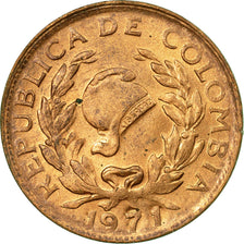 Coin, Colombia, 5 Centavos, 1971, EF(40-45), Copper Clad Steel, KM:206a