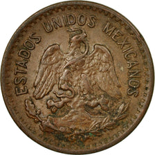 Moneda, México, Centavo, 1945, Mexico City, MBC, Bronce, KM:415