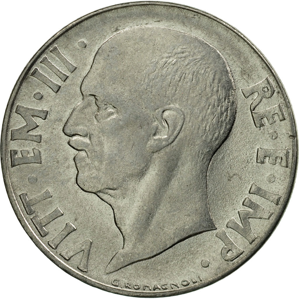 Coin, Italy, Vittorio Emanuele III, 20 Centesimi, 1945, Rome, EF(40-45)