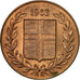 Coin, Iceland, 5 Aurar, 1963, EF(40-45), Bronze, KM:9