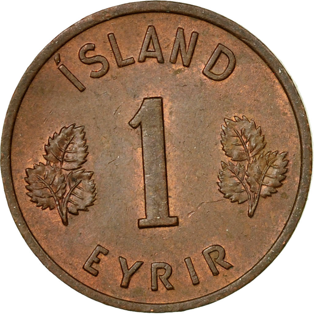 Coin, Iceland, Eyrir, 1959, EF(40-45), Bronze, KM:8