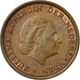 Moneda, Países Bajos, Juliana, Cent, 1973, MBC, Bronce, KM:180