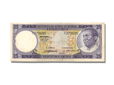 Equatorial Guinea, 25 Ekuele, 1975, 1975-07-07, AU(55-58)