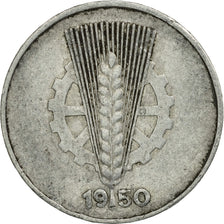 Moneta, REPUBBLICA DEMOCRATICA TEDESCA, 10 Pfennig, 1950, Muldenhütten, BB
