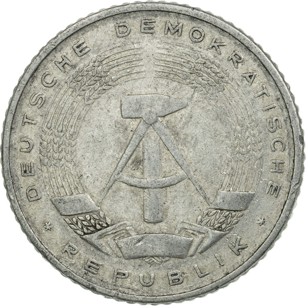 Moneda, REPÚBLICA DEMOCRÁTICA ALEMANA, 50 Pfennig, 1958, Berlin, BC+
