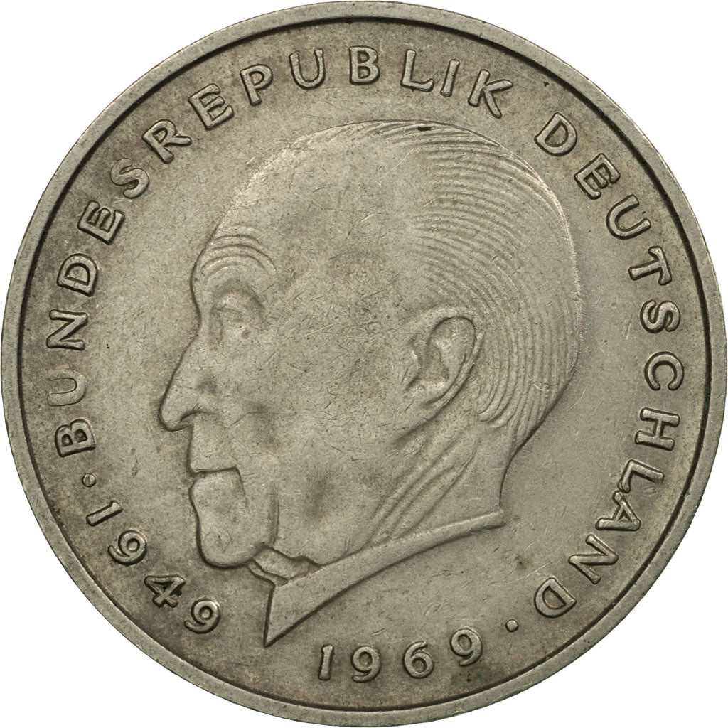 Monnaie, République fédérale allemande, 2 Mark, 1974, Karlsruhe, TTB