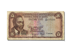 Kenya, 5 Schillings, 1968, 1968-07-01, VF(20-25)