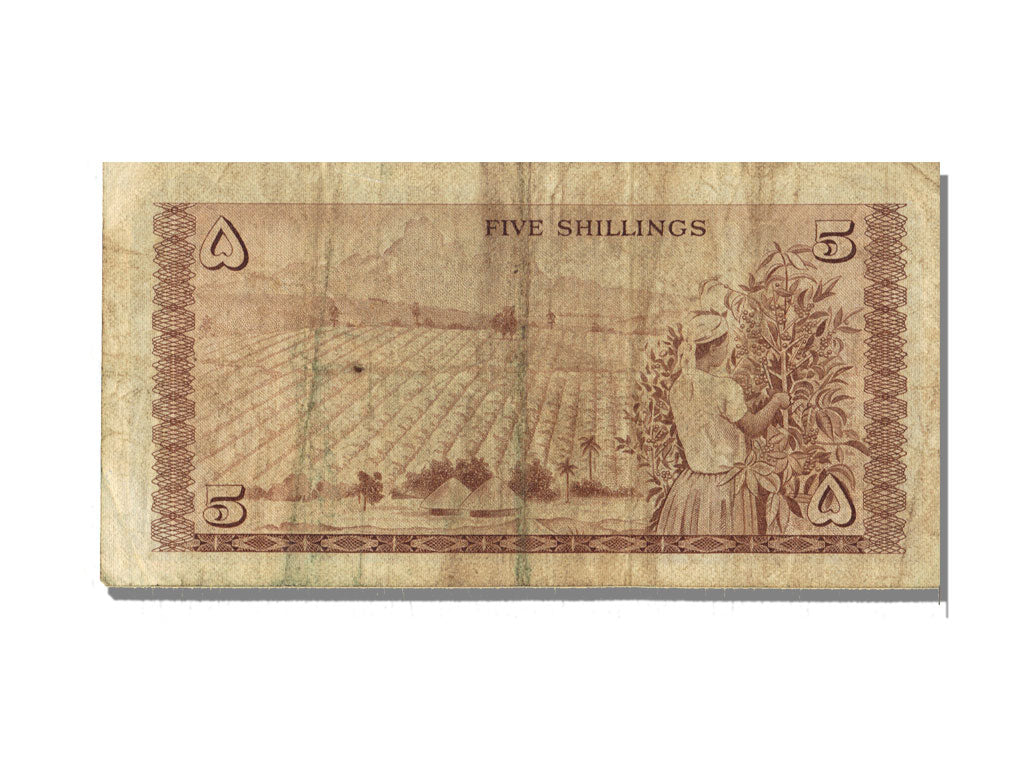 Kenya, 5 Schillings, 1968, 1968-07-01, VF(20-25)
