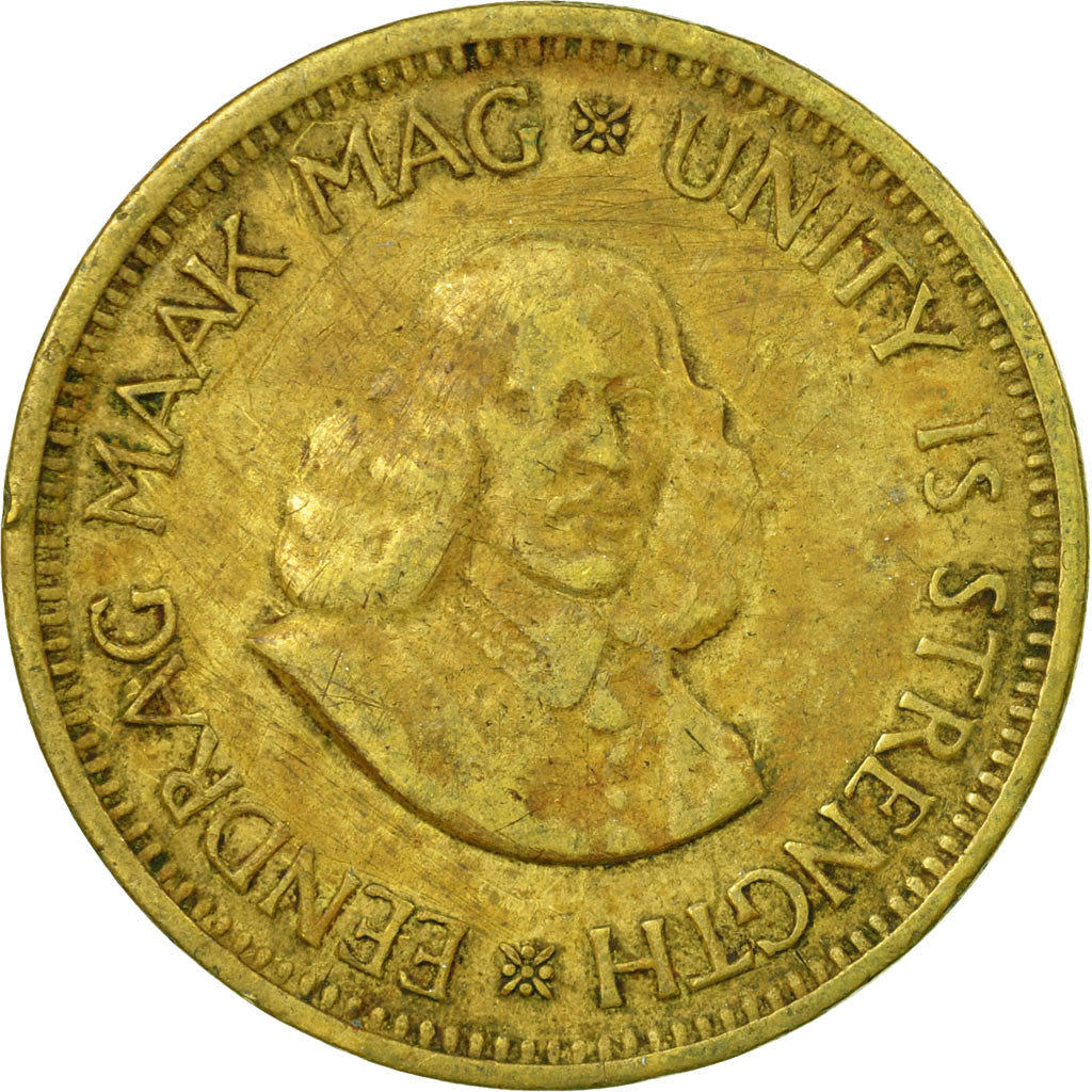 Coin, South Africa, 1/2 Cent, 1963, VF(30-35), Brass, KM:56