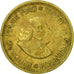 Coin, South Africa, 1/2 Cent, 1963, VF(30-35), Brass, KM:56
