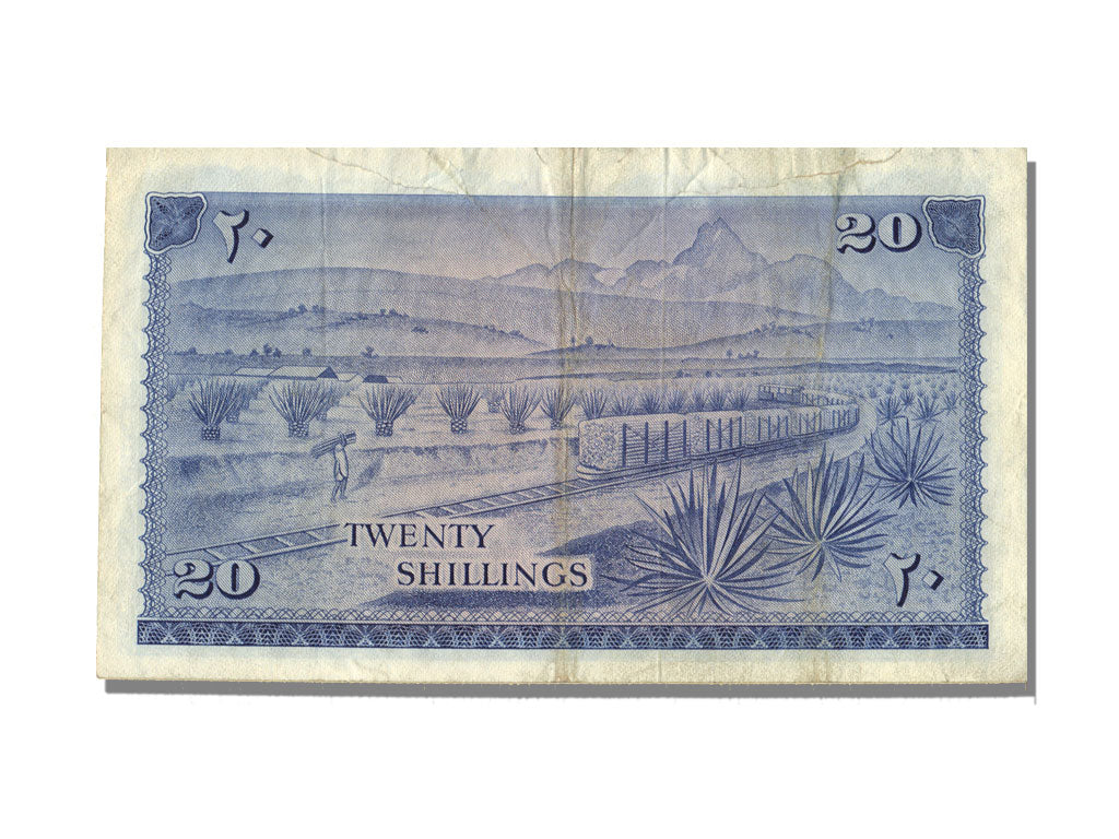 Kenya, 20 Schillings, 1968, 1968-07-01, VF(30-35)