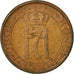 Coin, Norway, Haakon VII, 2 Öre, 1947, EF(40-45), Bronze, KM:371
