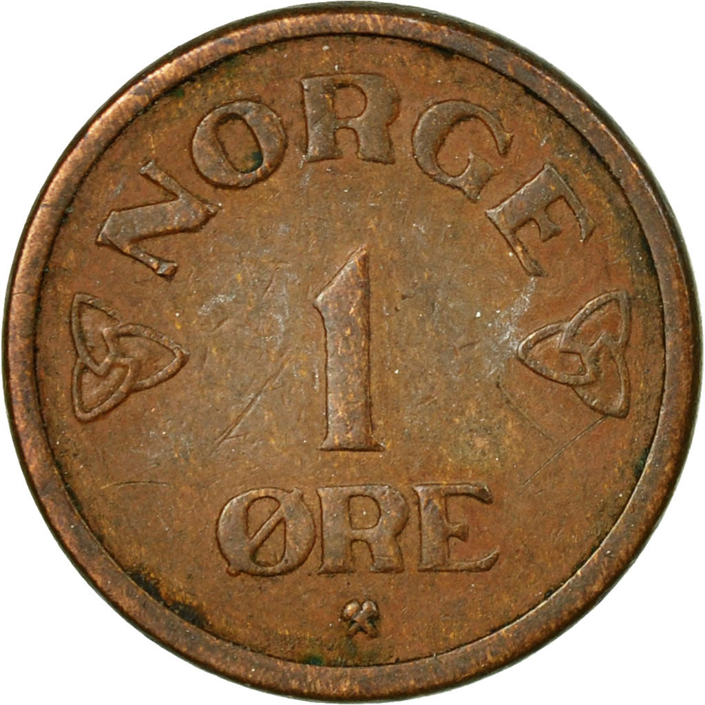 Monnaie, Norvège, Haakon VII, Ore, 1955, TTB, Bronze, KM:398