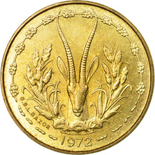 Coin, West African States, 5 Francs, 1972, Paris, EF(40-45)