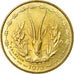 Coin, West African States, 5 Francs, 1972, Paris, EF(40-45)