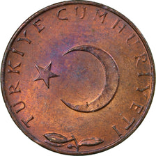 Coin, Turkey, 5 Kurus, 1974, EF(40-45), Bronze, KM:890.3