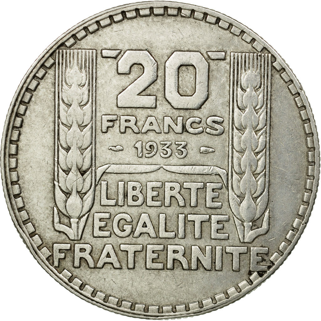 Monnaie, France, Turin, 20 Francs, 1933, Paris, TTB, Argent, Gadoury:852, KM:879