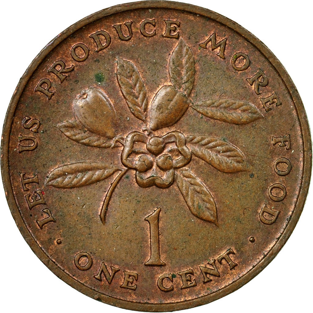 Coin, Jamaica, Elizabeth II, Cent, 1971, Franklin Mint, EF(40-45), Bronze, KM:45