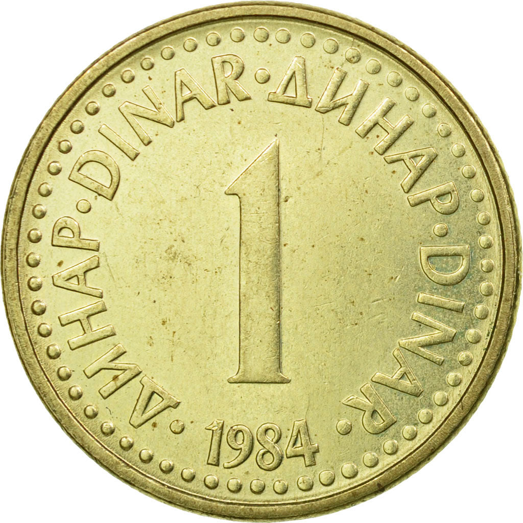 Münze, Jugoslawien, Dinar, 1984, SS+, Nickel-brass, KM:86