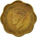 Coin, Ceylon, George VI, 2 Cents, 1944, VF(30-35), Nickel-brass, KM:117