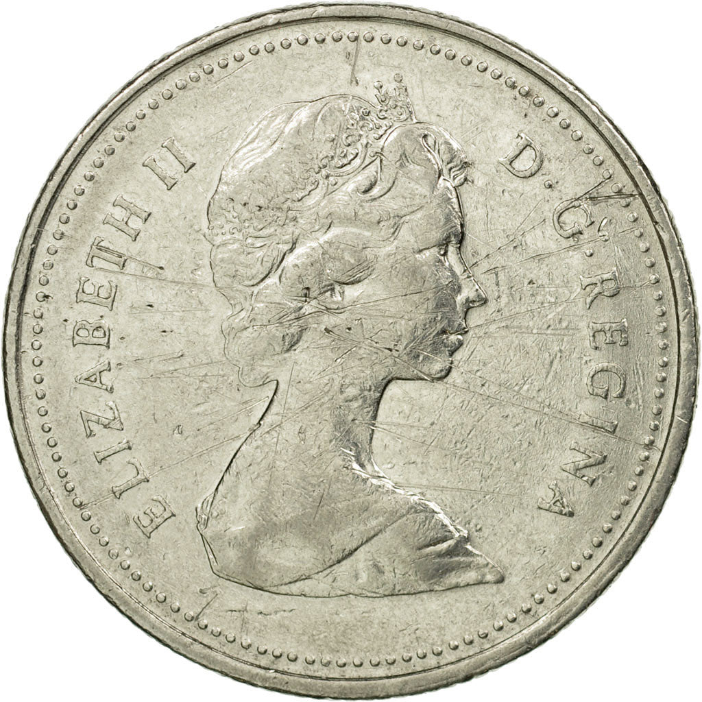 Coin, Canada, Elizabeth II, 25 Cents, 1979, Royal Canadian Mint, Ottawa