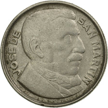 Coin, Argentina, 10 Centavos, 1950, EF(40-45), Copper-nickel, KM:44