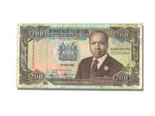 Kenya, 200 Shillings, 1992, KM #29d, 1992-07-01, EF(40-45), AG9336090