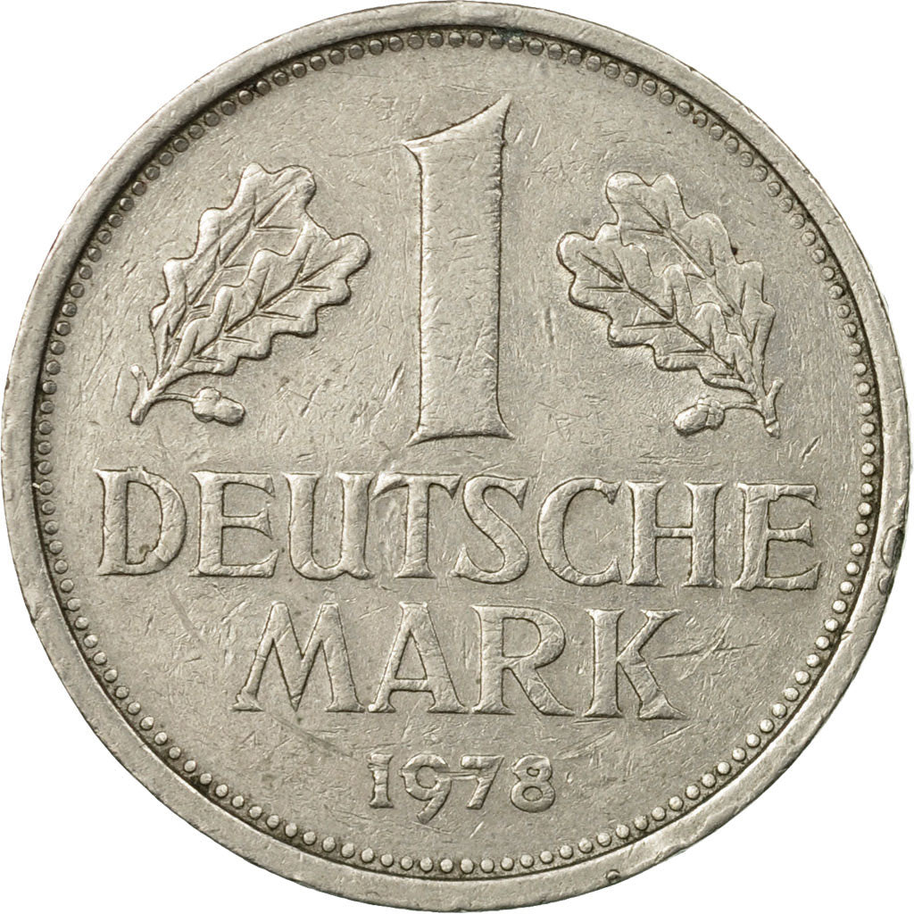 Moneta, Niemcy - RFN, Mark, 1978, Stuttgart, EF(40-45), Miedź-Nikiel, KM:110