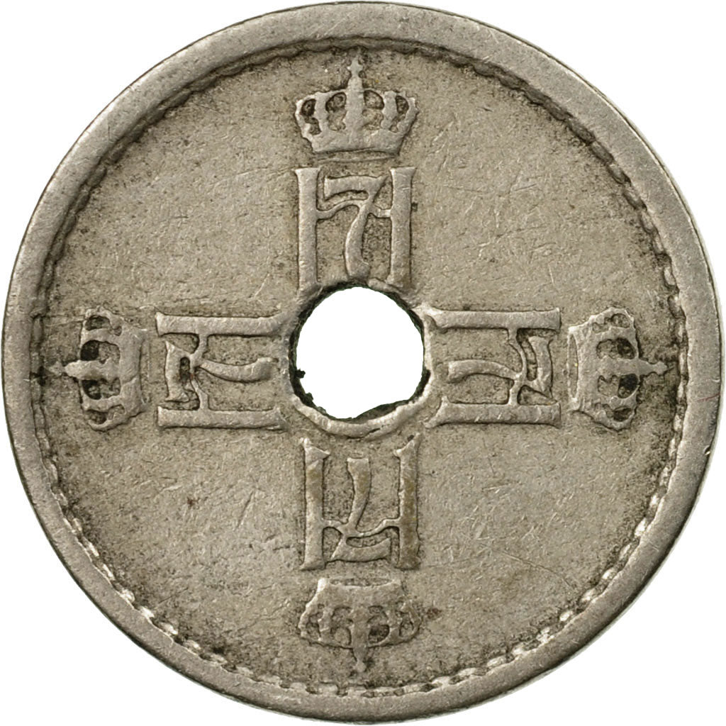 Monnaie, Norvège, Haakon VII, 25 Öre, 1924, TTB, Copper-nickel, KM:384