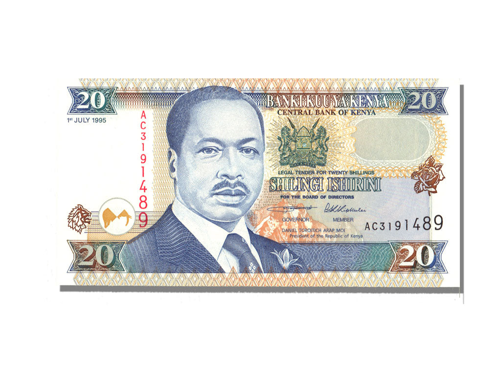 Kenya, 20 Schillings, 1995, 1995-07-01, UNC(65-70)
