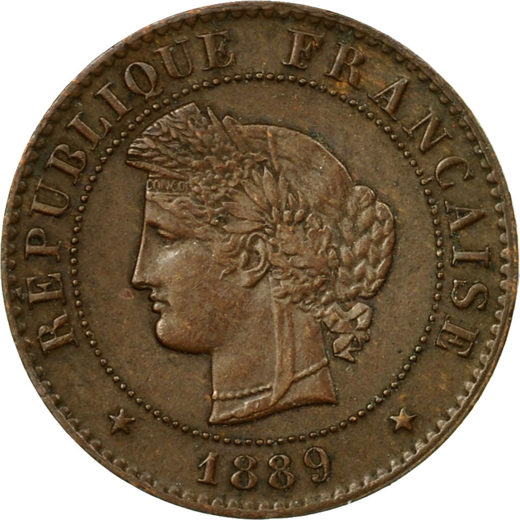 Coin, France, Cérès, Centime, 1889, Paris, EF(40-45), Bronze, KM:826.1