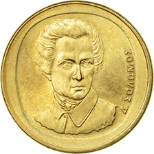 Coin, Greece, 20 Drachmes, 2000, AU(55-58), Aluminum-Bronze, KM:154
