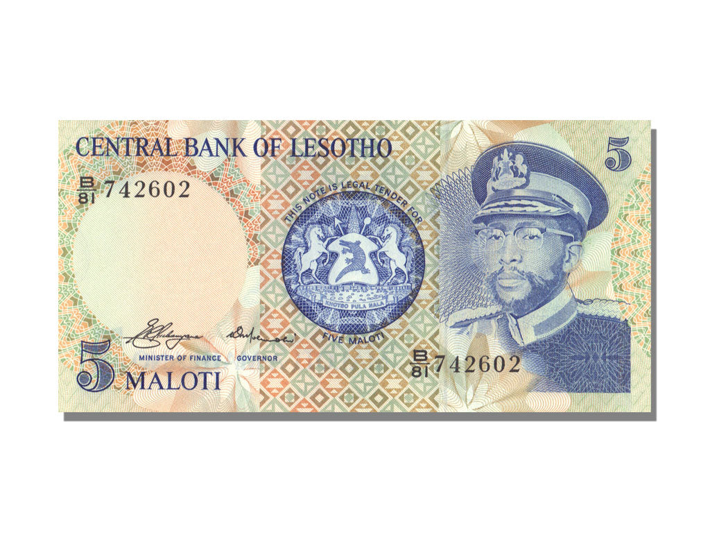 Lesotho, 5 Maloti, 1981, KM #5a, UNC(65-70), B81