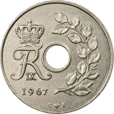 Coin, Sweden, Gustaf VI, 25 Öre, 1967, Copenhagen, EF(40-45), Copper-nickel
