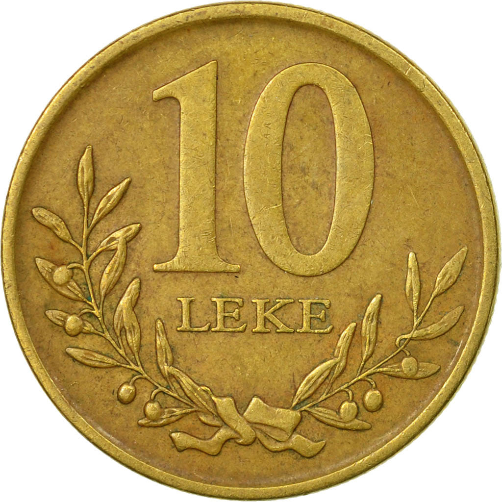 Coin, Albania, 10 Lekë, 2013, Rome, EF(40-45), Aluminum-Bronze