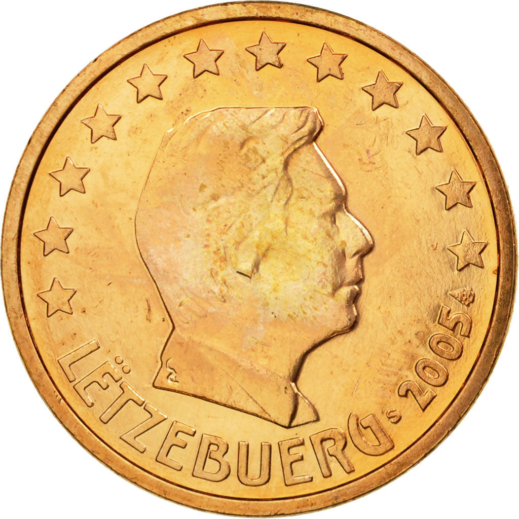 Lussemburgo, 5 Euro Cent, 2005, BB, Acciaio placcato rame, KM:77