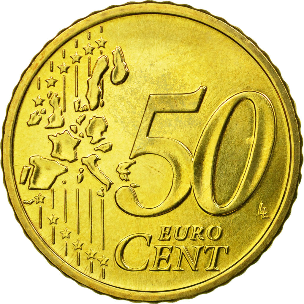 Lussemburgo, 50 Euro Cent, 2005, BB, Ottone, KM:80