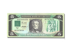 Liberia, 5 Dollars, 1989, KM #19, 1989-04-12, UNC(65-70), AD7879639