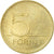 Moneda, Hungría, 5 Forint, 2010, Budapest, MBC, Níquel - latón, KM:694