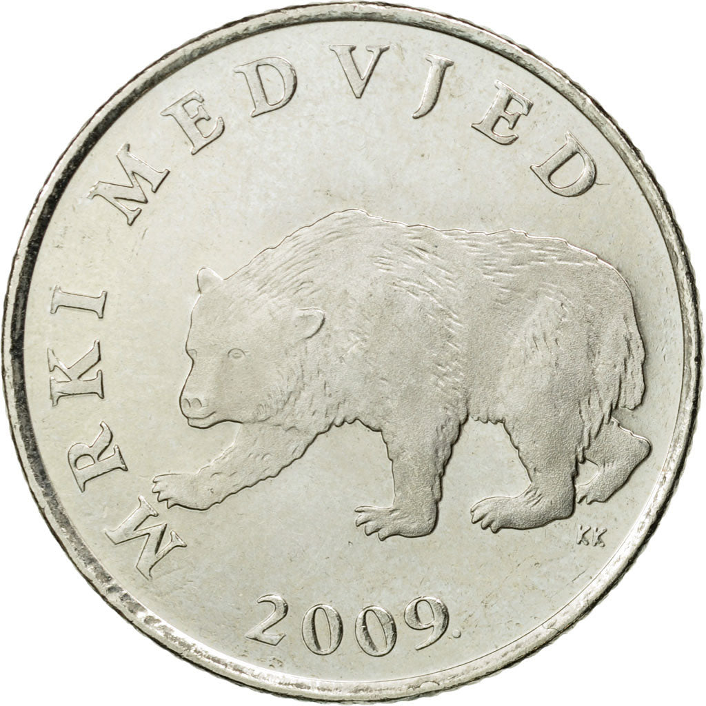 Moneta, Croazia, 5 Kuna, 2009, BB, Rame-nichel-zinco, KM:11