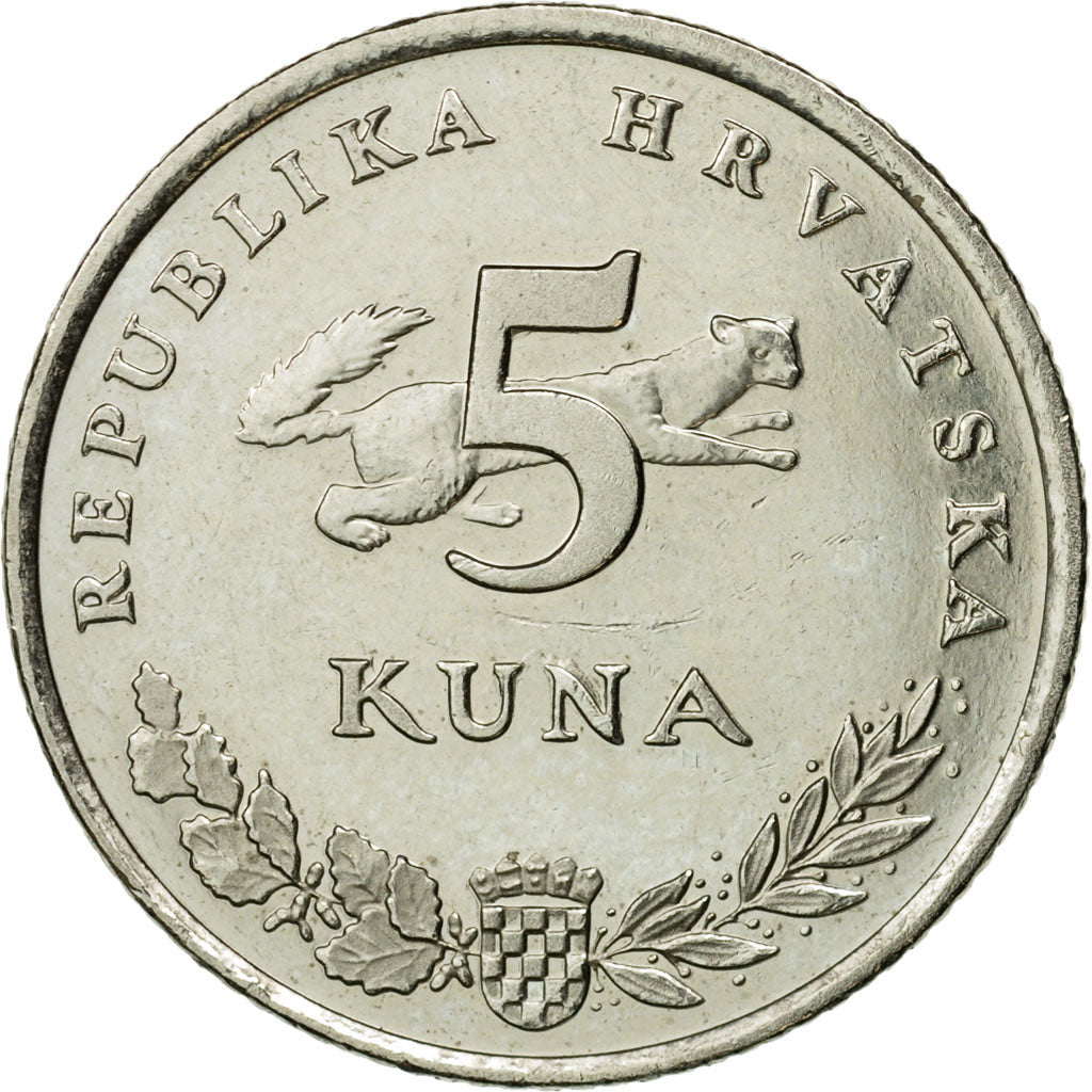 Coin, Croatia, 5 Kuna, 2011, EF(40-45), Copper-Nickel-Zinc, KM:11