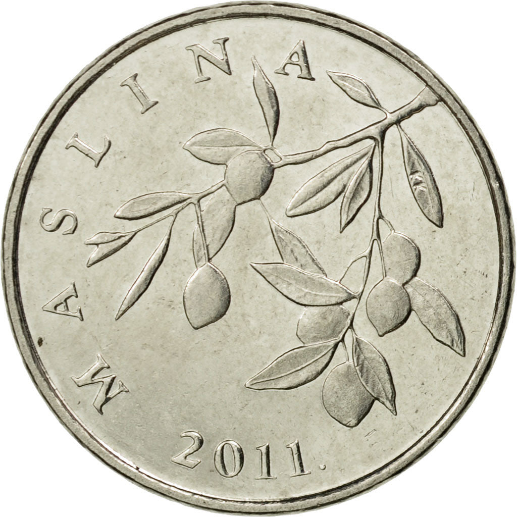 Moneta, Chorwacja, 20 Lipa, 2011, EF(40-45), Nickel platerowany stalą, KM:7