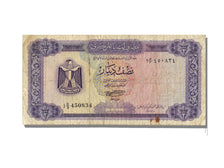 Libya, 1/4 Dinar, KM #33b, VF(30-35), D3
