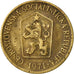 Coin, Czechoslovakia, Koruna, 1971, EF(40-45), Aluminum-Bronze, KM:50