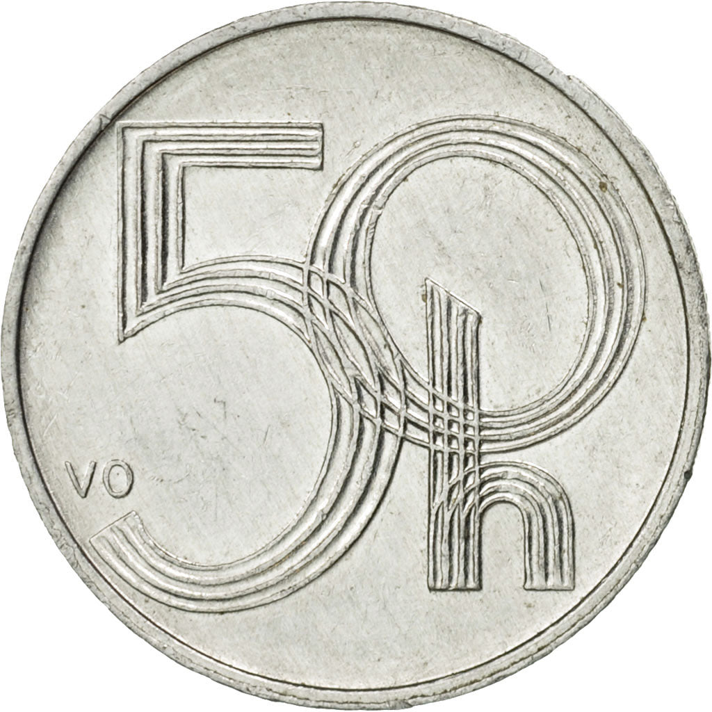 Münze, Tschechische Republik, 50 Haleru, 2003, Jablonec nad Nisou, SS