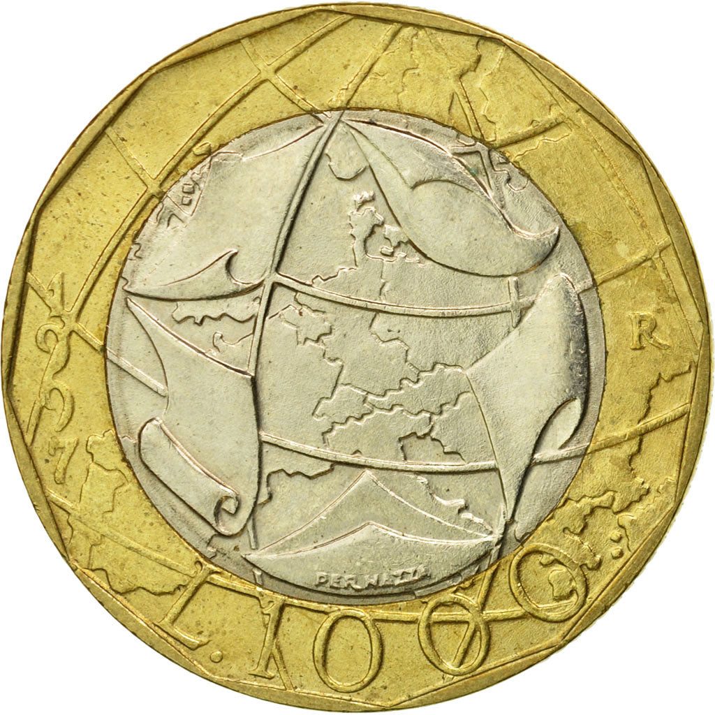 Moneta, Italia, 1000 Lire, 1997, Rome, BB, Bi-metallico, KM:190