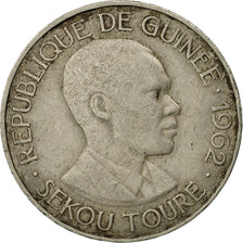 Coin, Guinea, 25 Francs, 1962, EF(40-45), Copper-nickel, KM:7