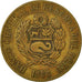 Monnaie, Pérou, Sol, 1966, Lima, TTB, Laiton, KM:248