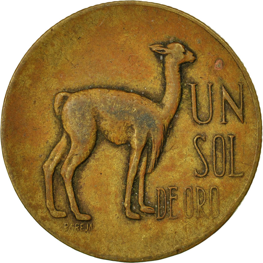 Monnaie, Pérou, Sol, 1966, Lima, TTB, Laiton, KM:248